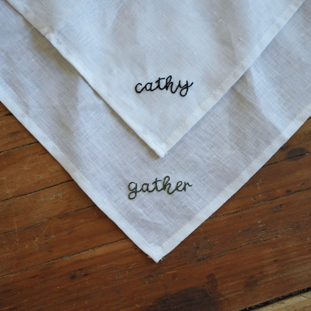 Personalised Linen Napkin Sets *PRE-ORDER*