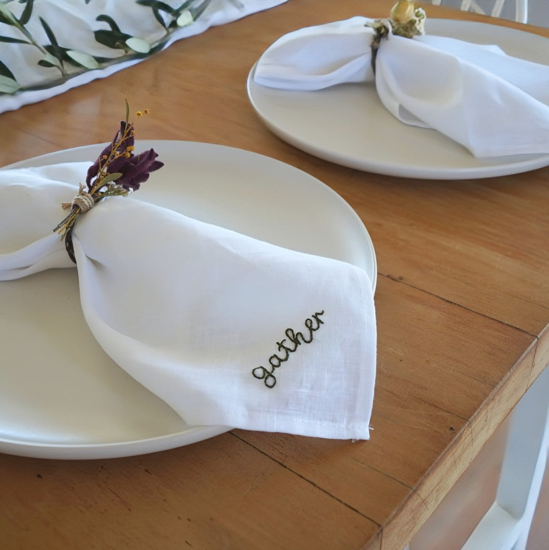 Personalised Linen Napkin Sets *PRE-ORDER*