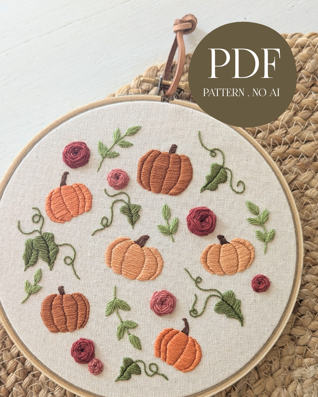 Pumpkins & Posies Scatter Pattern