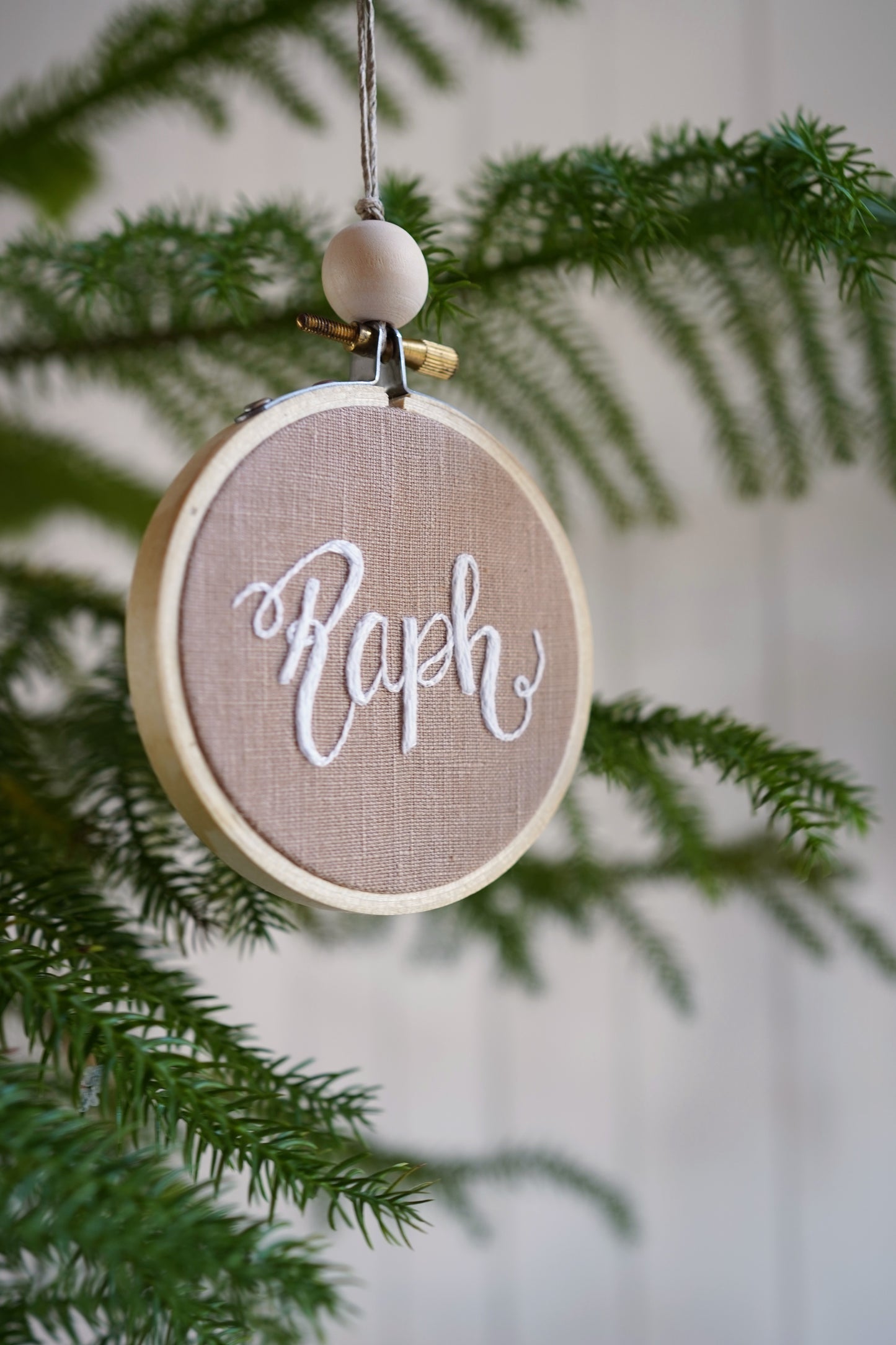 Cursive Personalised Name Ornament *PRE-ORDER*