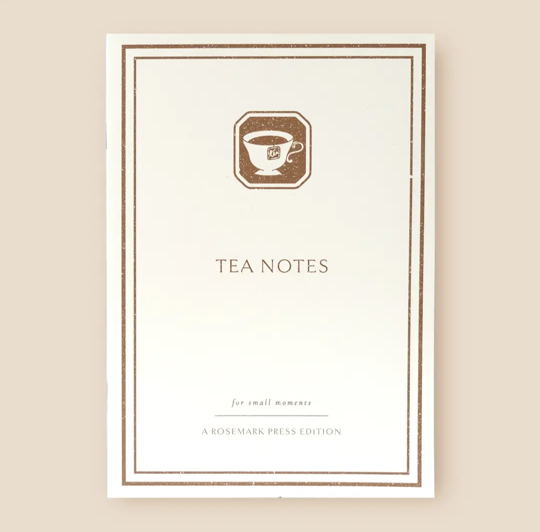 'Tea Notes' Rosemark Press Notebook