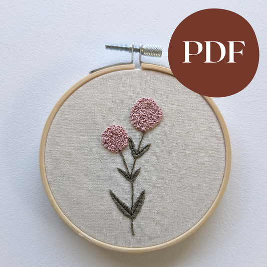 Pink Planet Allium PDF Pattern