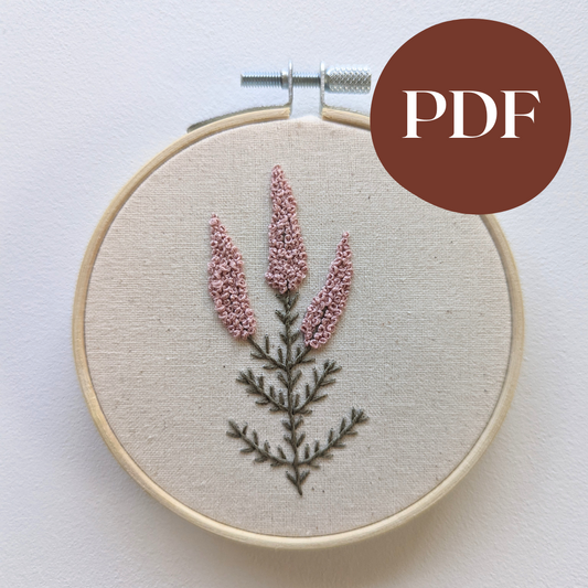 Pink Flutter Astilbe PDF Pattern