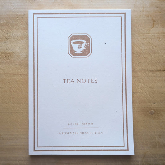 'Tea Notes' Rosemark Press Notebook