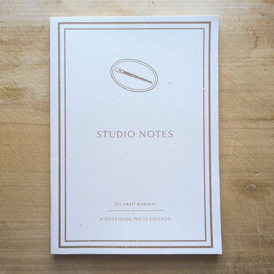 'Studio Notes' Rosemark Press Notebook
