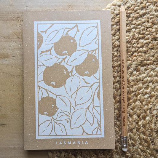 'Tasmanian Apple' Rosemark Press Postmark Notebook