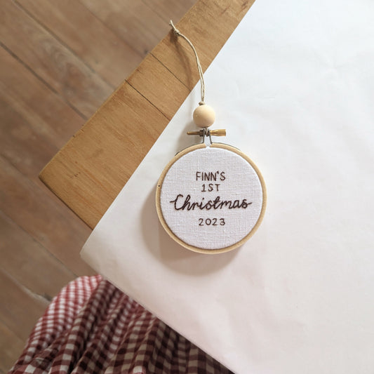 Personalised 1st Christmas 2025 Ornament *PRE-ORDER*