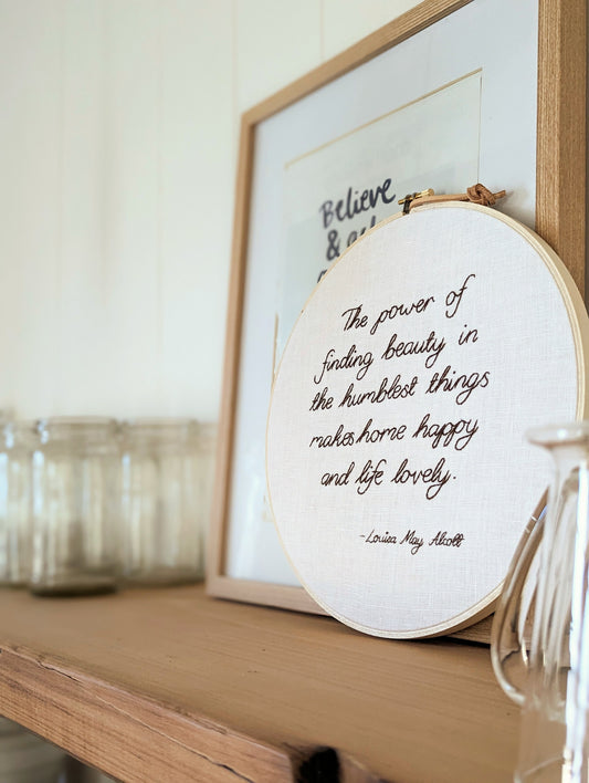 Custom: Quote Hoop