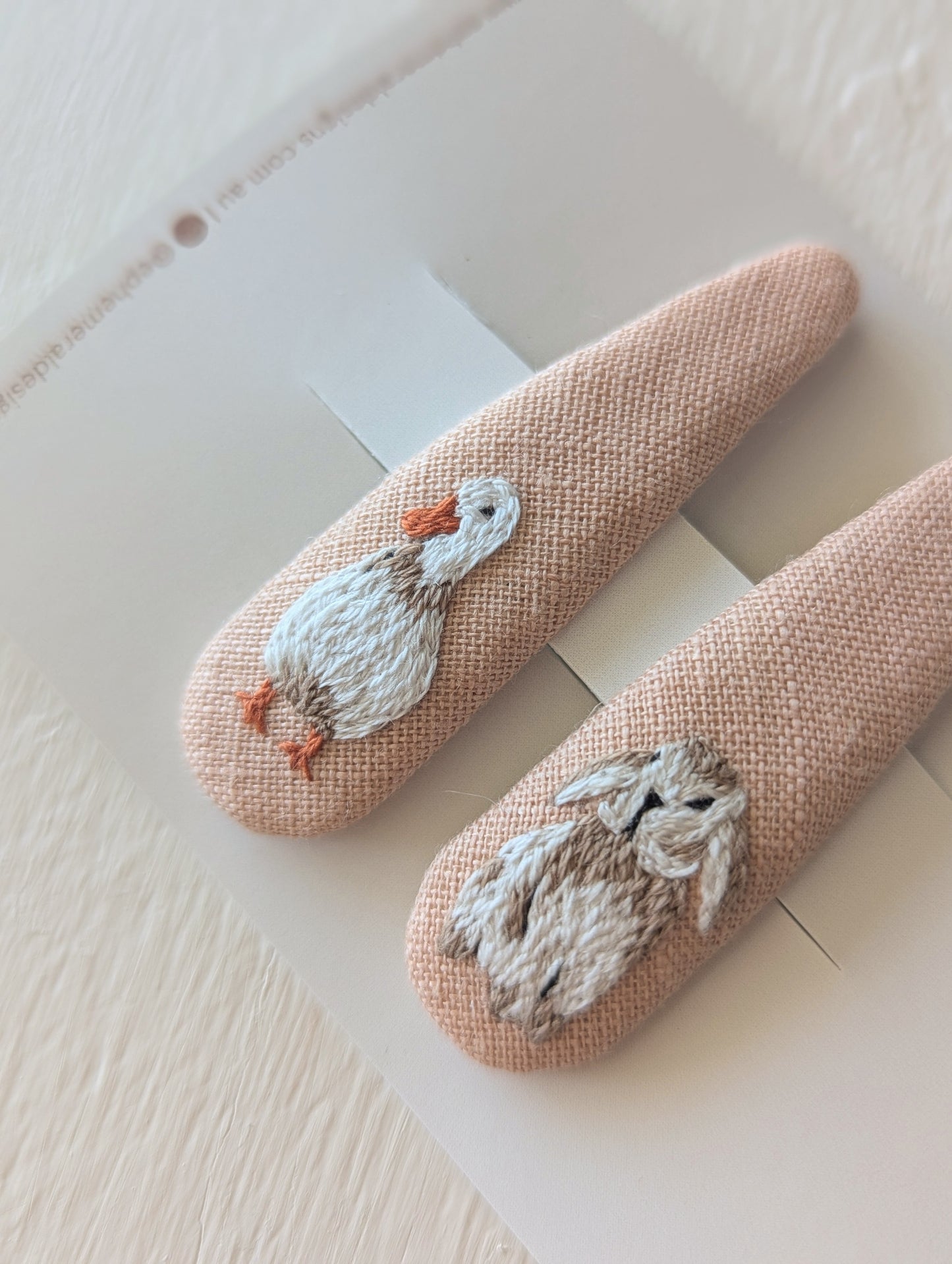 Bunny + Duck clips