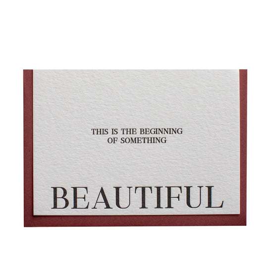 Clare Bernadette Card - Something beautiful