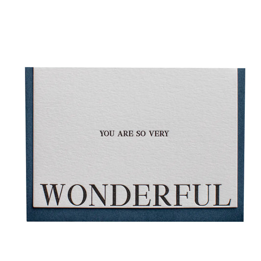 Clare Bernadette Card - So very wonderful