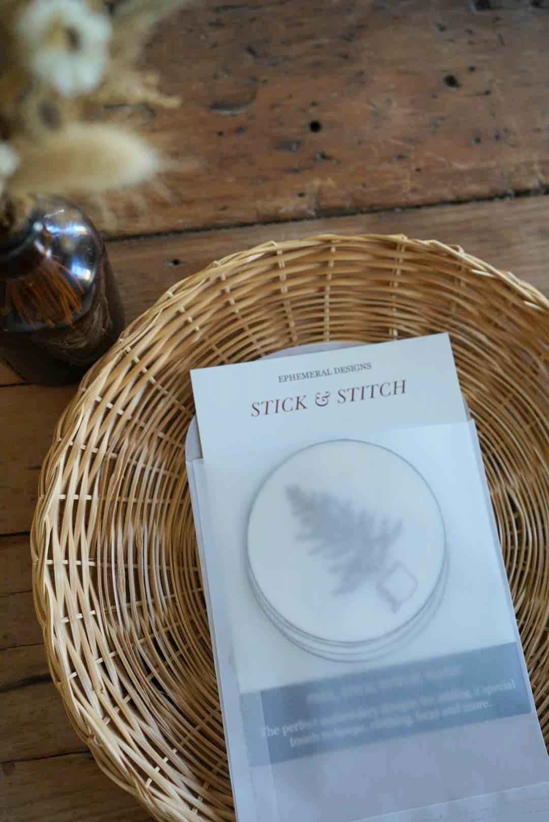 Stick & Stitch Set: A Cozy Winter Christmas