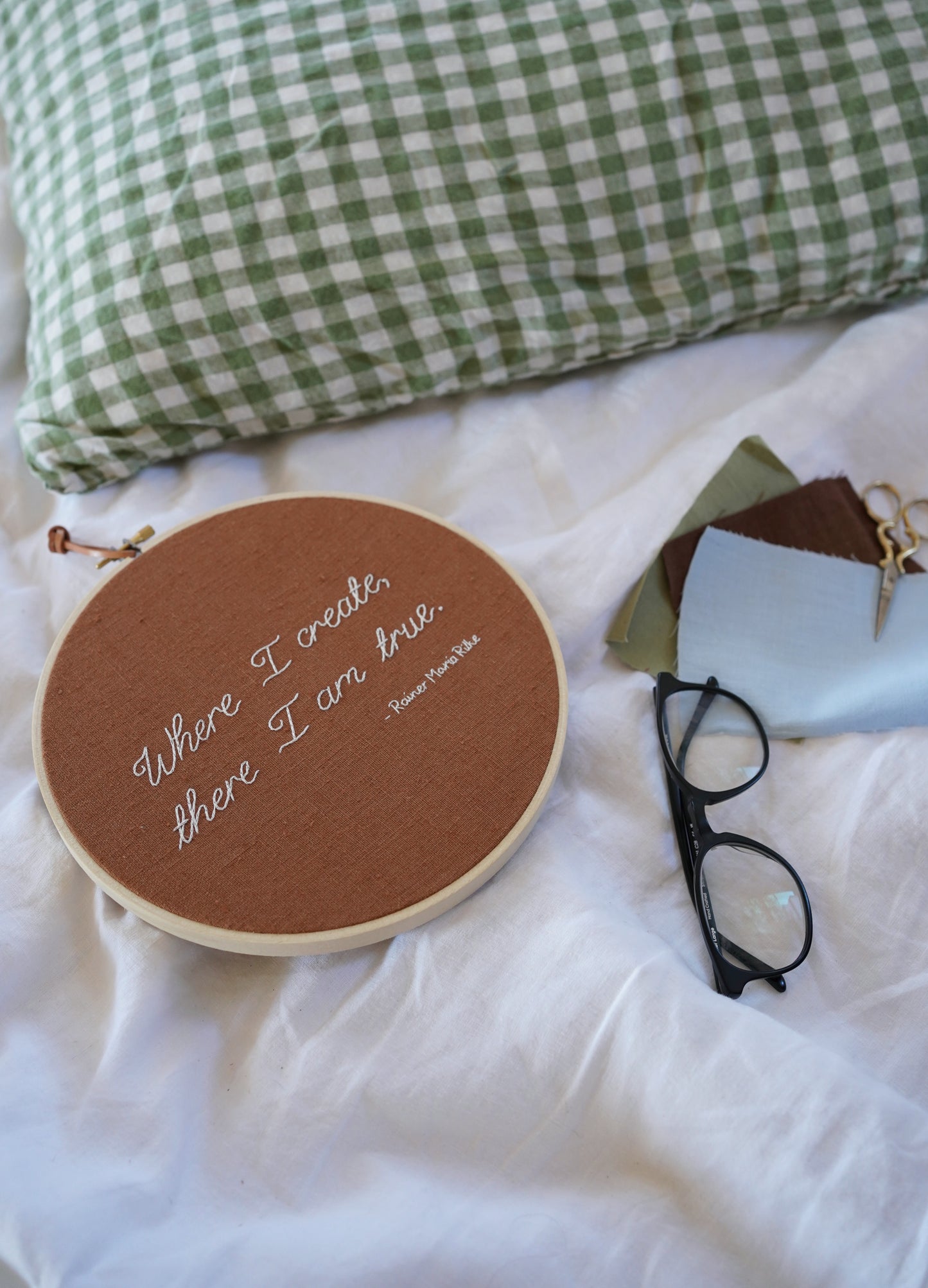 Quote Hoop - Rainer Maria Rilke