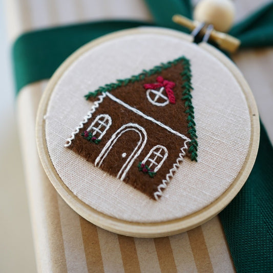 Chocolate Gingerbread House Ornament *PRE-ORDER*