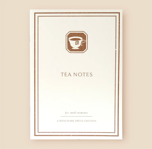 'Tea Notes' Rosemark Press Notebook