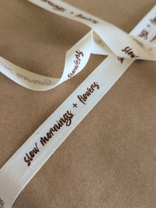 Cotton Ribbon: Slow mornings + flowers