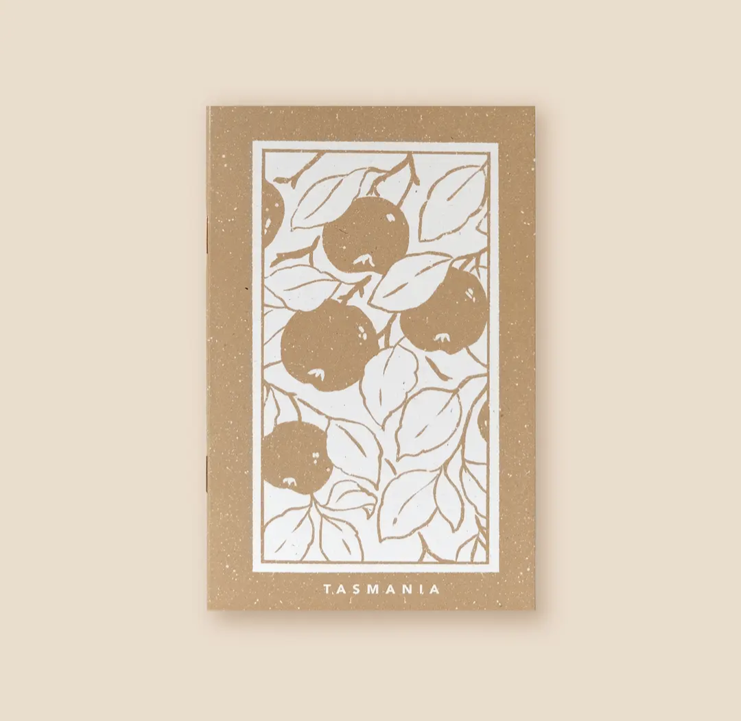 'Tasmanian Apple' Rosemark Press Postmark Notebook