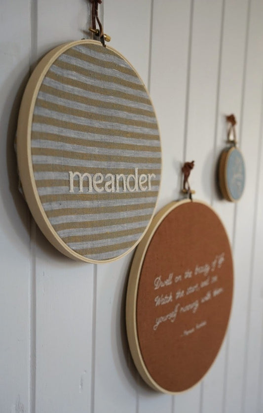 Word Hoop - Meander