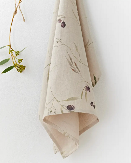 Olive Orchard Print T-Towel