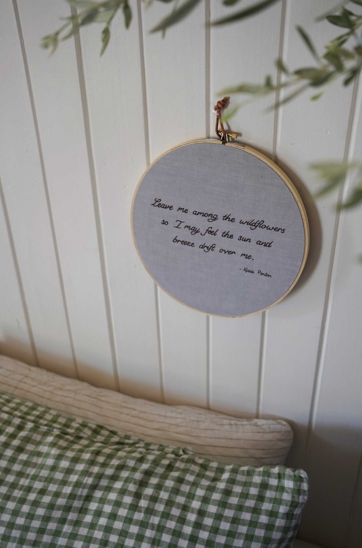 Quote Hoop - Leave me among...
